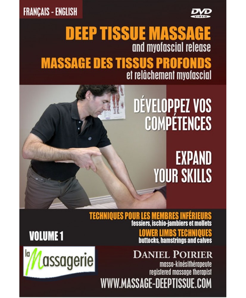 DVD Massage des tissus profonds & relâchement myofacial / Techniques pour les MEMBRES INFÉRIEURS
