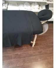 Un Drap housse NOIR
