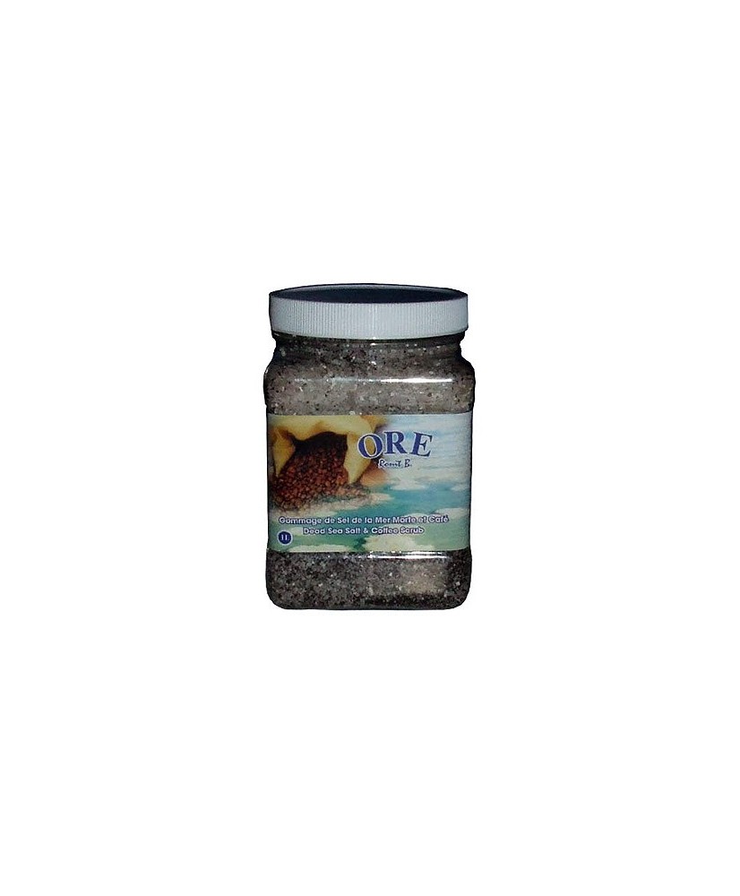 GOMMAGE CAFÉ ET SELS DE LA MER MORTE 1 LITRE