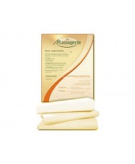 Un Drap plat écru en flanelle 100% coton